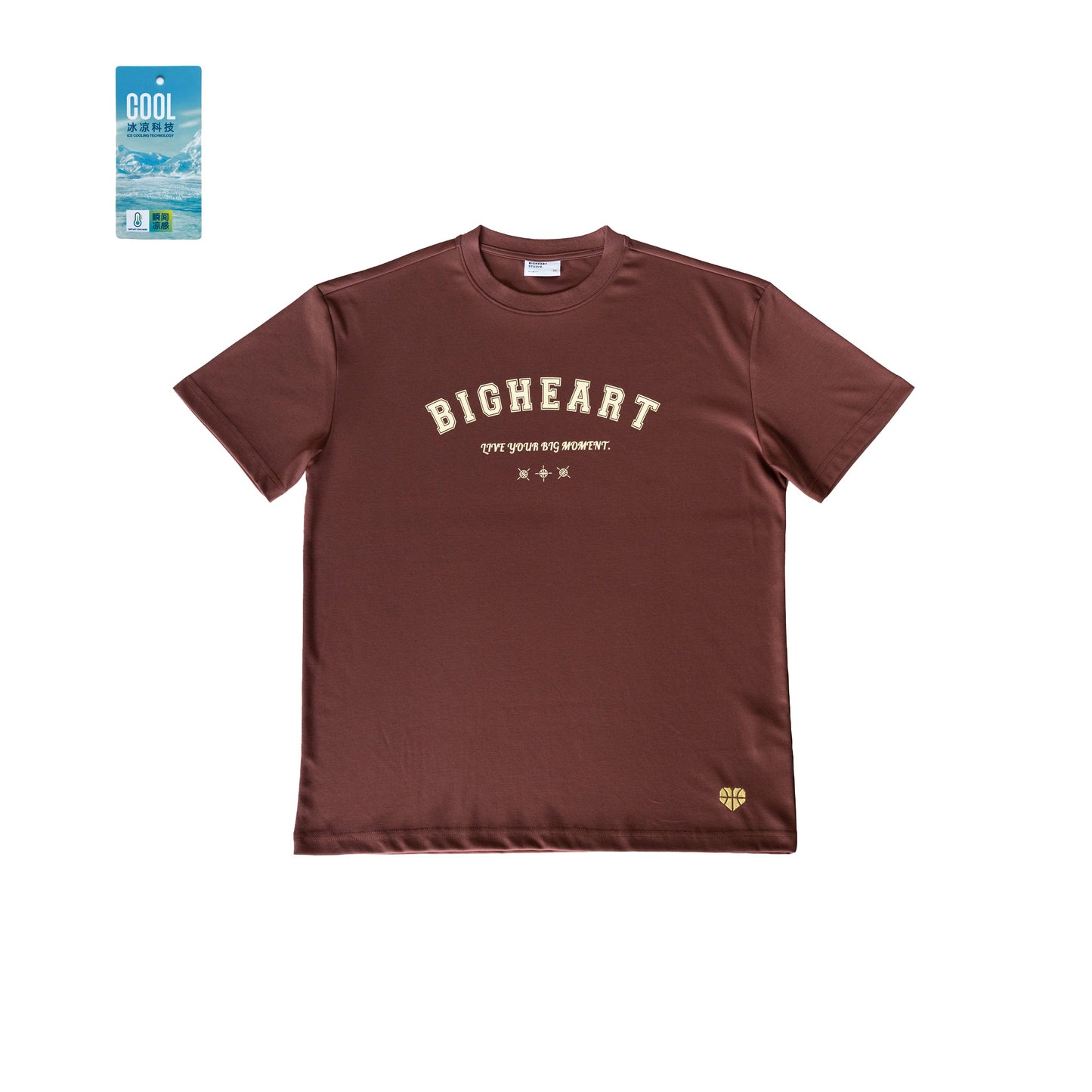 ❆ Cool Slogan Tee - Brown