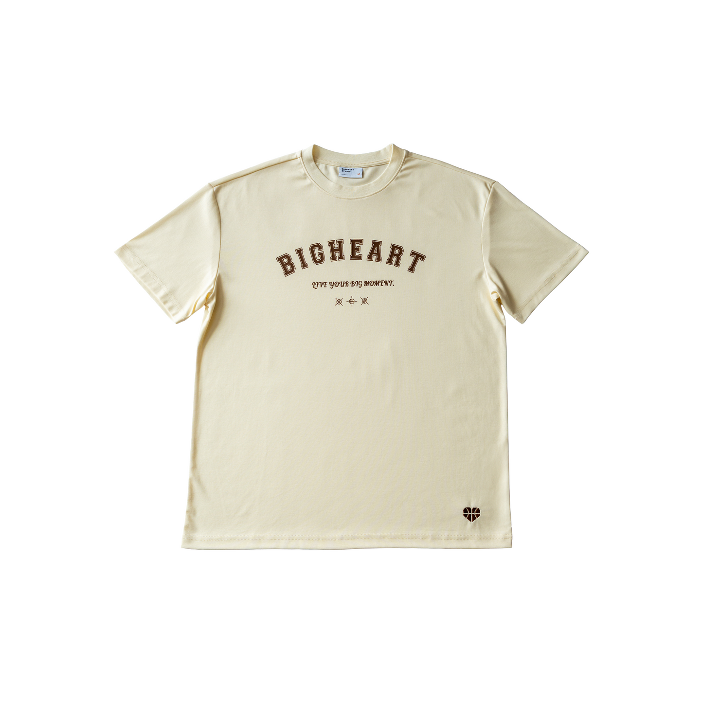 ❆ Cool Slogan Tee - Cream