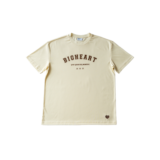 ❆ Cool Slogan Tee - Cream