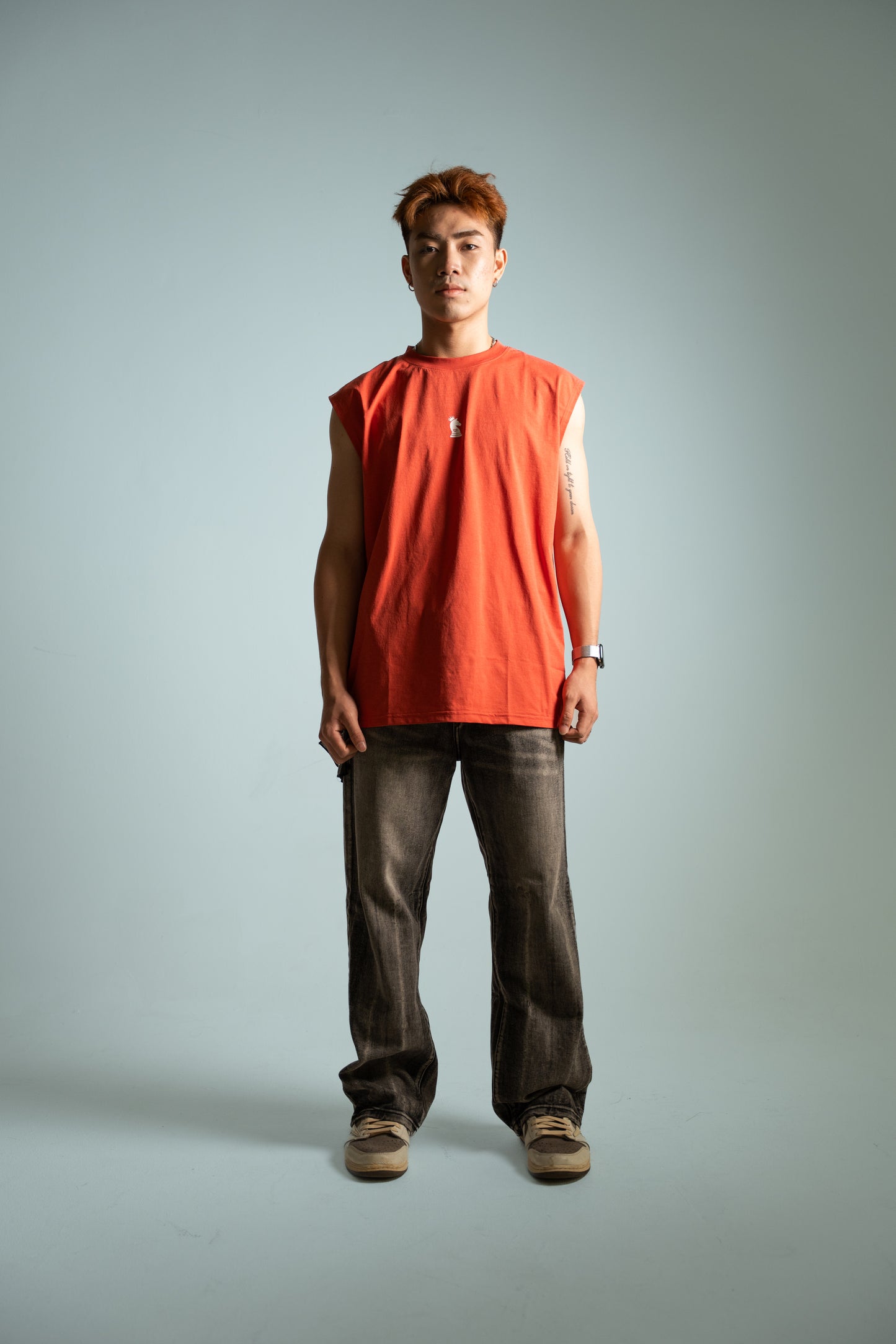 Sleeveless Knight Tee - Red