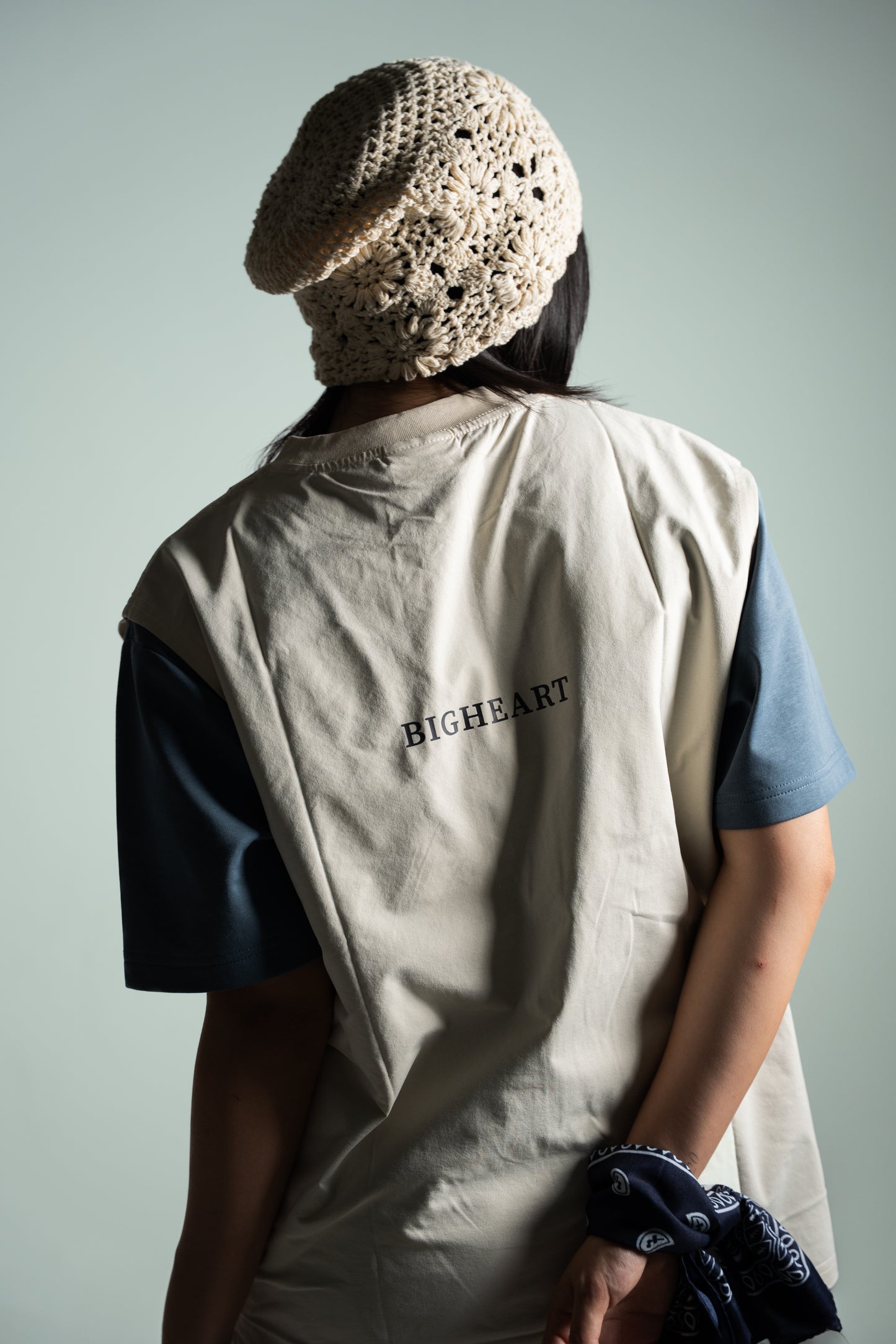 Sleeveless Knight Tee - Ivory