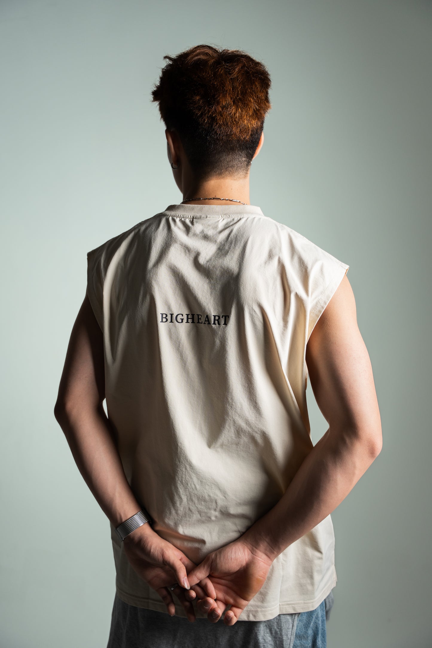 Sleeveless Knight Tee - Ivory