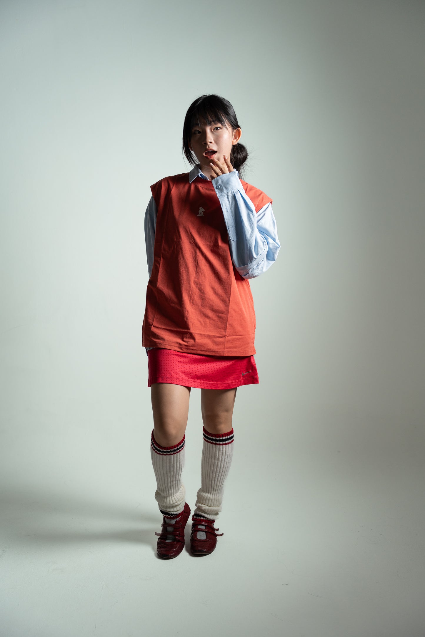 Sleeveless Knight Tee - Red