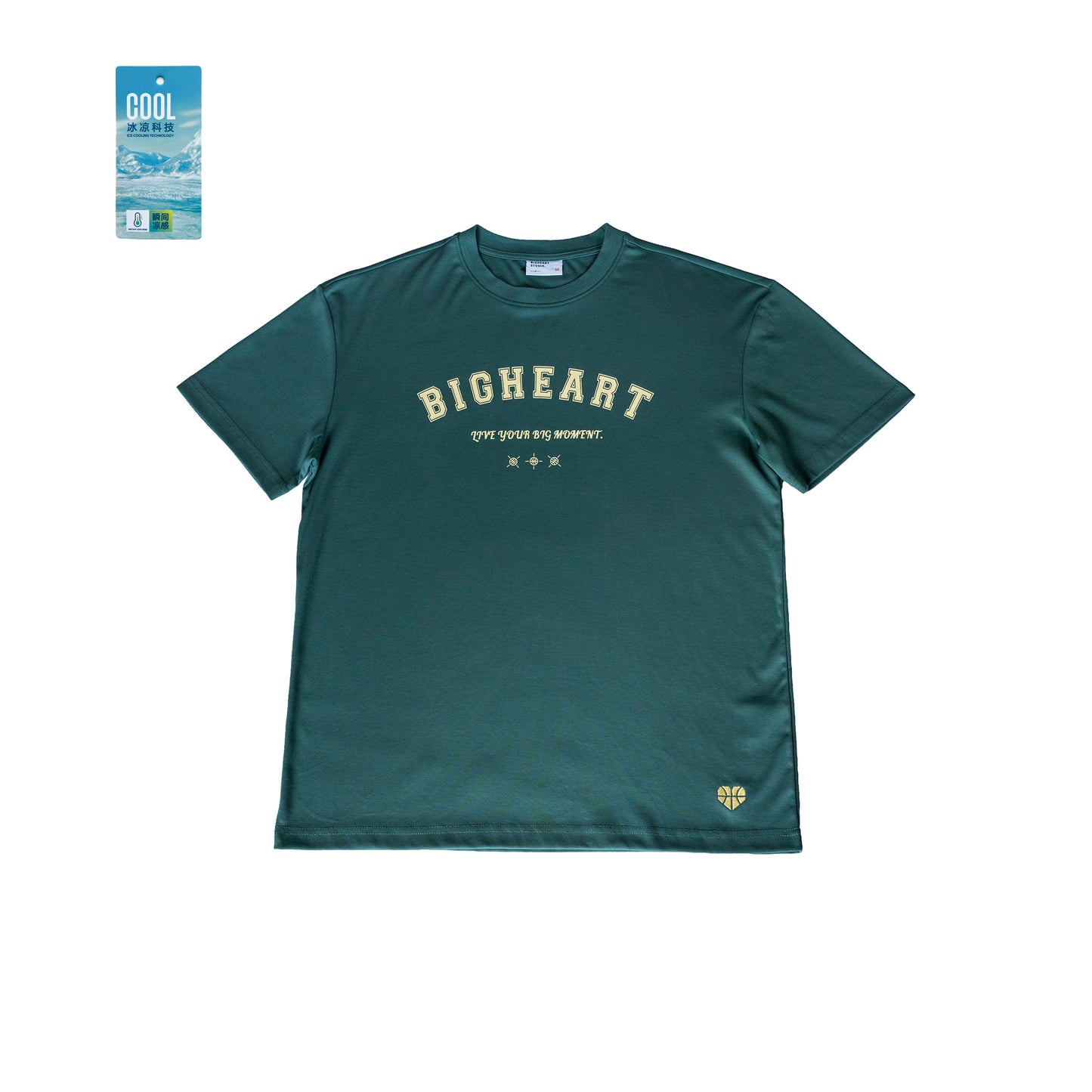 ❆ Cool Slogan Tee - Teal